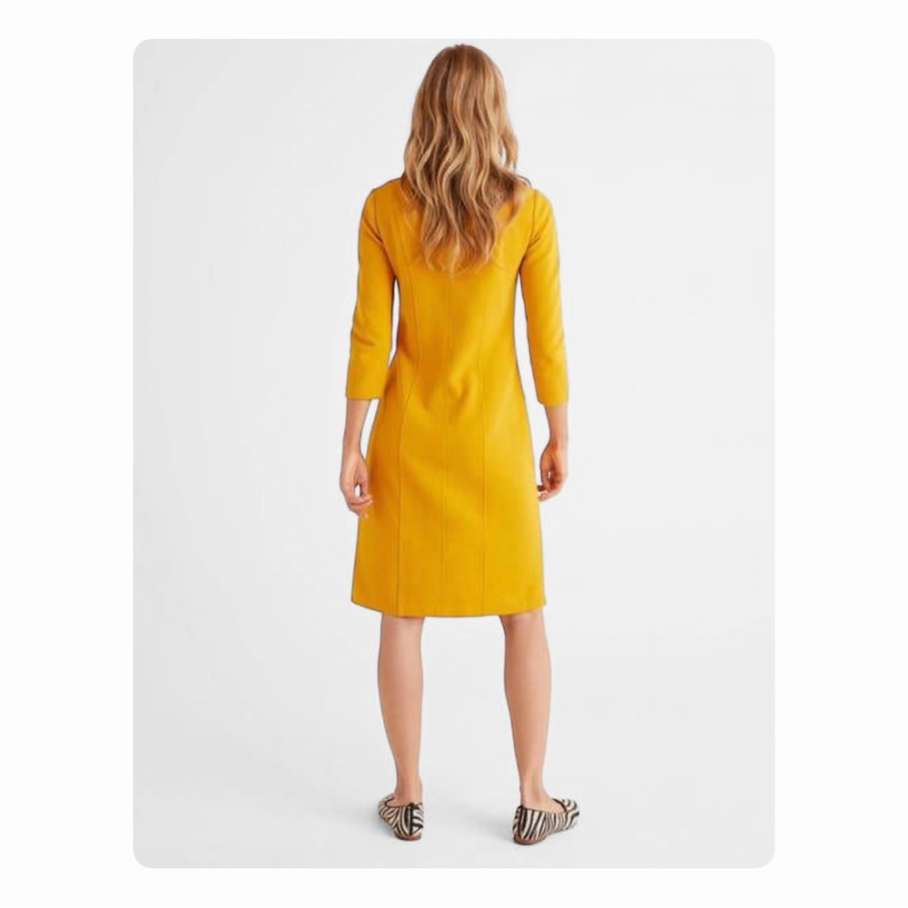 β
NWT Boden Ellen Ottoman 3/4 Sleeves Dress - Yellow β
- Picture 6 of 15